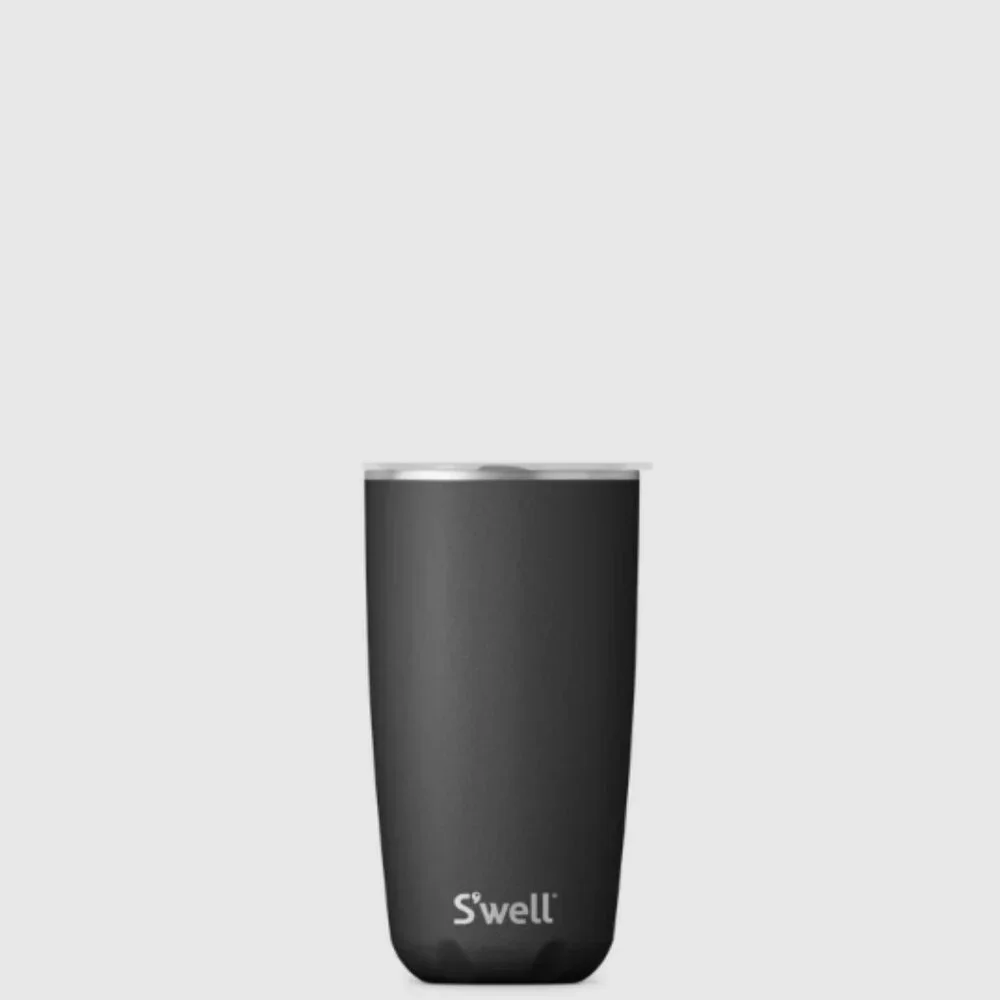 🔥3/$30 NEW S'well 18oz Tumbler with Lid London Chimney Black Retail $34.00 - Picture 2 of 5